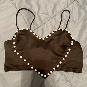 Black pearl heart top- great for a bachelorette party